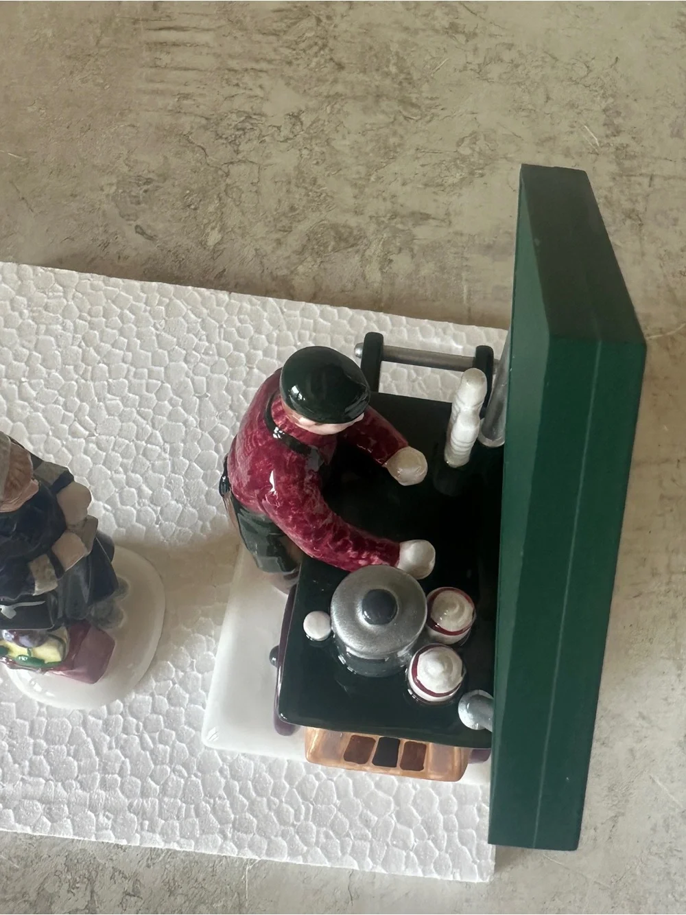 Department 56 Snow Village Starbucks Coffee Cart Brand New #54870 Accessory 2 pc